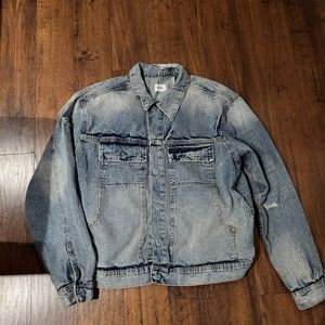 Hudson Jeans Distressed Denim Jacket